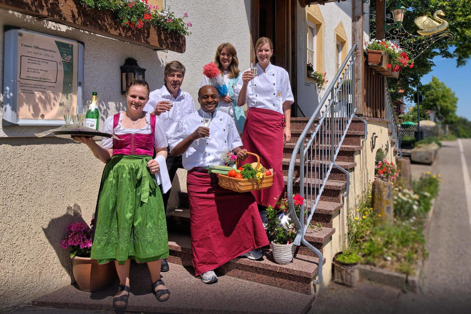 Landgasthof Zum Schwanen ホルンベルク エクステリア 写真